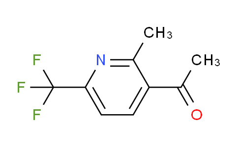 CAS No. 205582-83-8, 1-(2-Methyl-6-(trifluoromethyl)pyridin-3-yl)ethanone