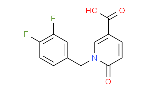 CAS No. 242797-29-1, 1-(3,4-Difluorobenzyl)-6-oxo-1,6-dihydropyridine-3-carboxylic acid