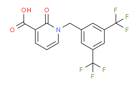 CAS No. 338781-55-8, 1-(3,5-Bis(trifluoromethyl)benzyl)-2-oxo-1,2-dihydropyridine-3-carboxylic acid