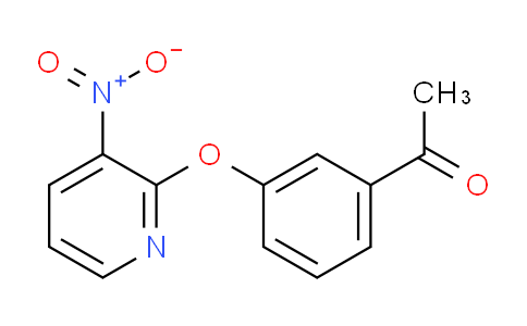 CAS No. 1031194-95-2, 1-(3-((3-Nitropyridin-2-yl)oxy)phenyl)ethanone