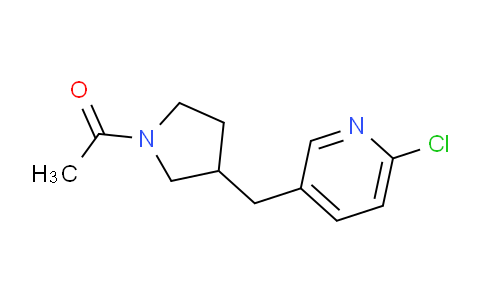 CAS No. 1316225-91-8, 1-(3-((6-Chloropyridin-3-yl)methyl)pyrrolidin-1-yl)ethanone