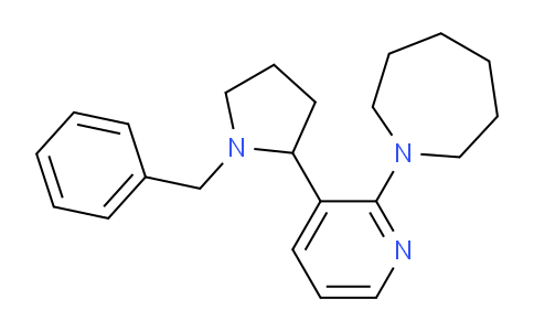 MC652239 | 1352494-12-2 | 1-(3-(1-Benzylpyrrolidin-2-yl)pyridin-2-yl)azepane