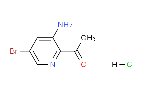 CAS No. 1986337-27-2, 1-(3-Amino-5-bromopyridin-2-yl)ethanone hydrochloride