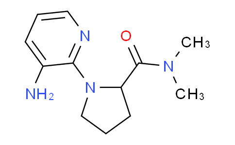 CAS No. 1284713-66-1, 1-(3-Aminopyridin-2-yl)-N,N-dimethylpyrrolidine-2-carboxamide