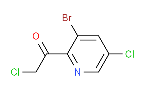 CAS No. 1384264-88-3, 1-(3-Bromo-5-chloropyridin-2-yl)-2-chloroethanone