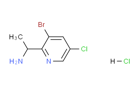 CAS No. 1432754-20-5, 1-(3-Bromo-5-chloropyridin-2-yl)ethanamine hydrochloride