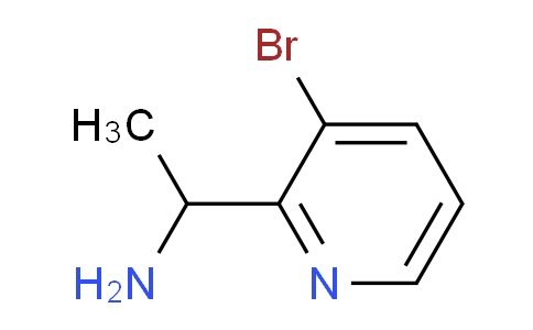 CAS No. 1270431-88-3, 1-(3-Bromopyridin-2-yl)ethanamine