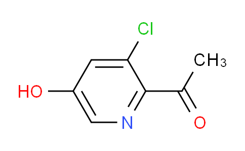 CAS No. 1256819-84-7, 1-(3-Chloro-5-hydroxypyridin-2-yl)ethanone
