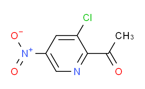 CAS No. 1071691-14-9, 1-(3-Chloro-5-nitropyridin-2-yl)ethanone