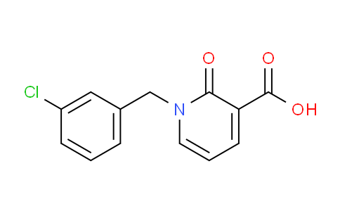 CAS No. 338754-68-0, 1-(3-Chlorobenzyl)-2-oxo-1,2-dihydropyridine-3-carboxylic acid