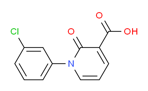 CAS No. 1268028-62-1, 1-(3-Chlorophenyl)-2-oxo-1,2-dihydropyridine-3-carboxylic acid