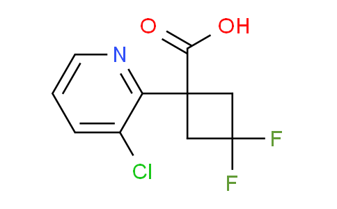 CAS No. 1822801-75-1, 1-(3-Chloropyridin-2-yl)-3,3-difluorocyclobutanecarboxylic acid