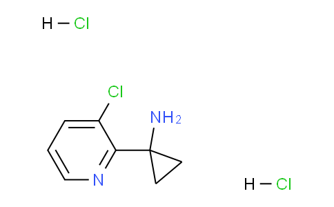 CAS No. 1384264-21-4, 1-(3-Chloropyridin-2-yl)cyclopropanamine dihydrochloride