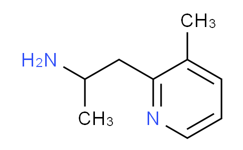 CAS No. 91054-51-2, 1-(3-Methylpyridin-2-yl)propan-2-amine