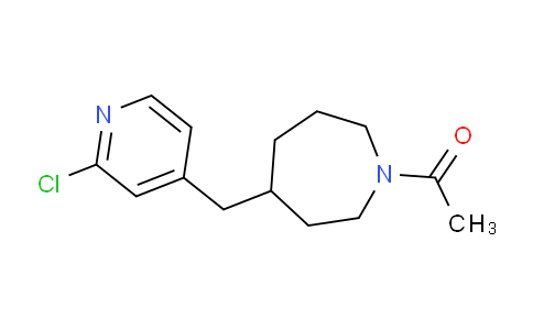CAS No. 1316218-25-3, 1-(4-((2-Chloropyridin-4-yl)methyl)azepan-1-yl)ethanone