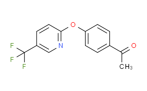CAS No. 338978-29-3, 1-(4-((5-(Trifluoromethyl)pyridin-2-yl)oxy)phenyl)ethanone