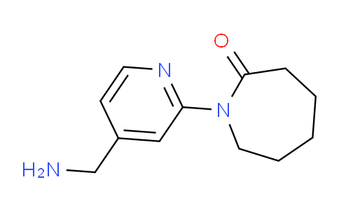CAS No. 1439896-67-9, 1-(4-(Aminomethyl)pyridin-2-yl)azepan-2-one