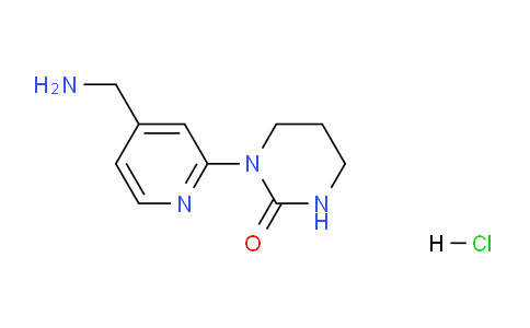 CAS No. 1439897-65-0, 1-(4-(Aminomethyl)pyridin-2-yl)tetrahydropyrimidin-2(1H)-one hydrochloride