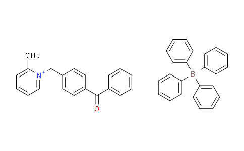 CAS No. 219733-10-5, 1-(4-Benzoylbenzyl)-2-methylpyridin-1-ium tetraphenylborate
