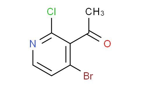 CAS No. 1956380-41-8, 1-(4-Bromo-2-chloropyridin-3-yl)ethanone