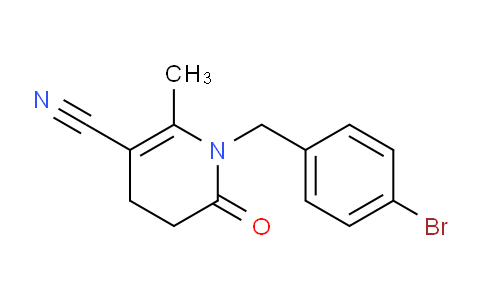 CAS No. 338748-75-7, 1-(4-Bromobenzyl)-2-methyl-6-oxo-1,4,5,6-tetrahydropyridine-3-carbonitrile