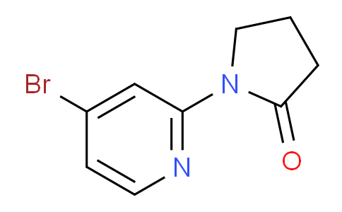 CAS No. 1142194-39-5, 1-(4-Bromopyridin-2-yl)pyrrolidin-2-one