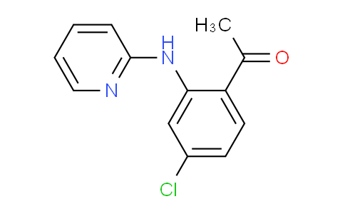 CAS No. 1402345-07-6, 1-(4-Chloro-2-(pyridin-2-ylamino)phenyl)ethanone