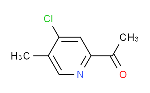 CAS No. 1257211-10-1, 1-(4-Chloro-5-methylpyridin-2-yl)ethanone