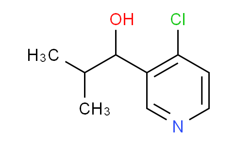 CAS No. 1147979-34-7, 1-(4-Chloropyridin-3-yl)-2-methylpropan-1-ol