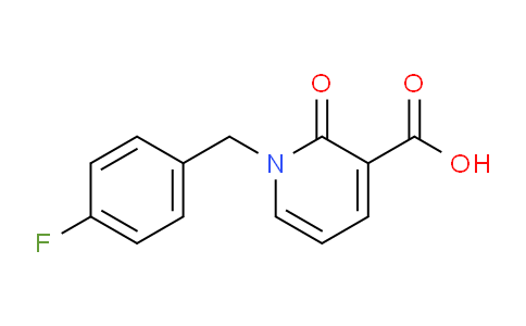 CAS No. 66158-41-6, 1-(4-Fluorobenzyl)-2-oxo-1,2-dihydropyridine-3-carboxylic acid