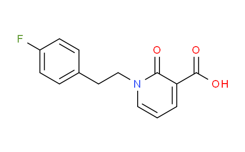 CAS No. 1267259-65-3, 1-(4-Fluorophenethyl)-2-oxo-1,2-dihydropyridine-3-carboxylic acid