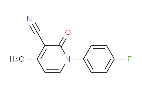 CAS No. 1267968-10-4, 1-(4-Fluorophenyl)-4-methyl-2-oxo-1,2-dihydropyridine-3-carbonitrile