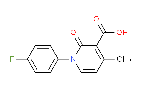 CAS No. 1206801-35-5, 1-(4-Fluorophenyl)-4-methyl-2-oxo-1,2-dihydropyridine-3-carboxylic acid