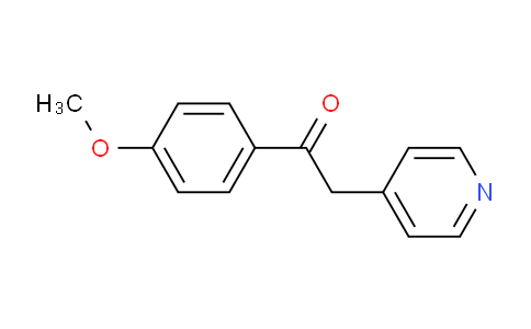 CAS No. 6576-06-3, 1-(4-Methoxyphenyl)-2-(pyridin-4-yl)ethanone