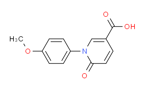 CAS No. 1221423-73-9, 1-(4-Methoxyphenyl)-6-oxo-1,6-dihydropyridine-3-carboxylic acid