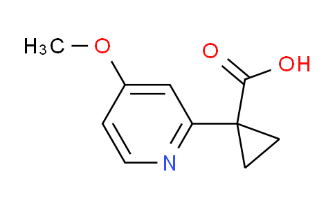 CAS No. 1439899-56-5, 1-(4-Methoxypyridin-2-yl)cyclopropanecarboxylic acid