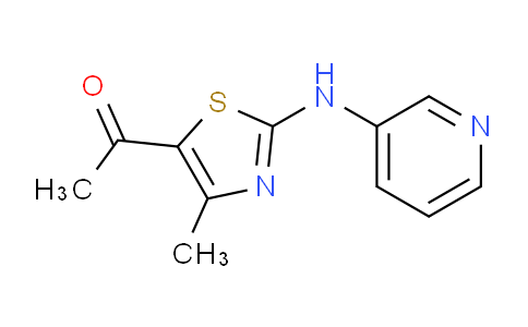 CAS No. 952183-60-7, 1-(4-Methyl-2-(pyridin-3-ylamino)thiazol-5-yl)ethanone