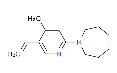 CAS No. 1355196-98-3, 1-(4-Methyl-5-vinylpyridin-2-yl)azepane