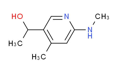 CAS No. 1355173-97-5, 1-(4-Methyl-6-(methylamino)pyridin-3-yl)ethanol