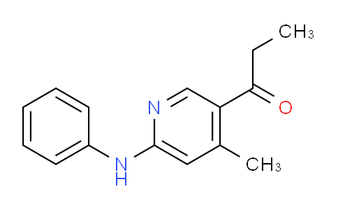 CAS No. 1355234-27-3, 1-(4-Methyl-6-(phenylamino)pyridin-3-yl)propan-1-one