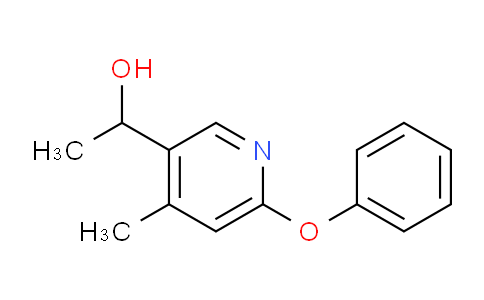 CAS No. 1355192-21-0, 1-(4-Methyl-6-phenoxypyridin-3-yl)ethanol