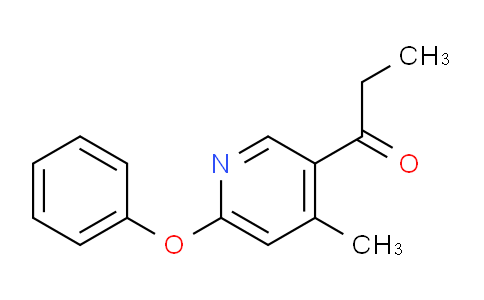 CAS No. 1355229-91-2, 1-(4-Methyl-6-phenoxypyridin-3-yl)propan-1-one