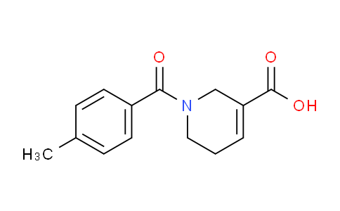 CAS No. 1373247-34-7, 1-(4-Methylbenzoyl)-1,2,5,6-tetrahydropyridine-3-carboxylic acid