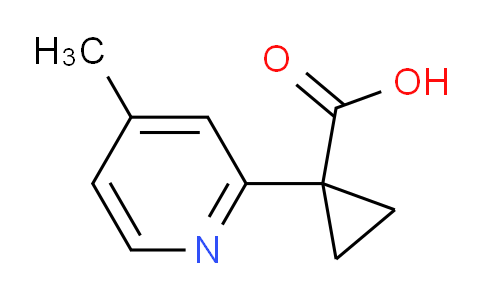 CAS No. 1060804-89-8, 1-(4-Methylpyridin-2-yl)cyclopropanecarboxylic acid