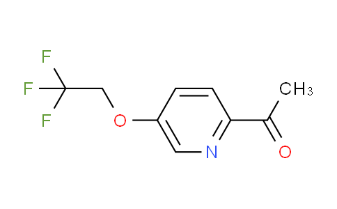 CAS No. 1240620-05-6, 1-(5-(2,2,2-Trifluoroethoxy)pyridin-2-yl)ethanone