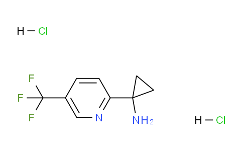 CAS No. 1384264-48-5, 1-(5-(Trifluoromethyl)pyridin-2-yl)cyclopropanamine dihydrochloride