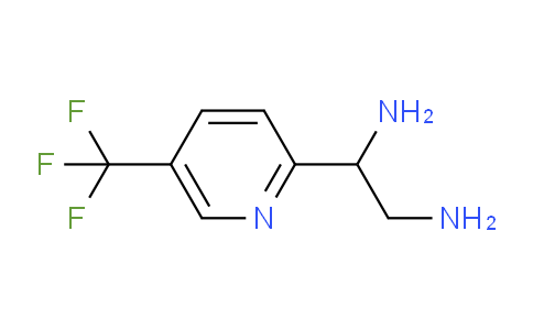 CAS No. 207557-34-4, 1-(5-(Trifluoromethyl)pyridin-2-yl)ethane-1,2-diamine