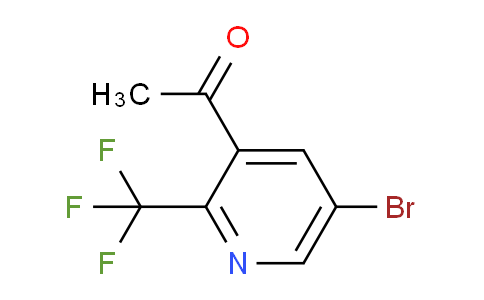 CAS No. 1260664-97-8, 1-(5-Bromo-2-(trifluoromethyl)pyridin-3-yl)ethanone