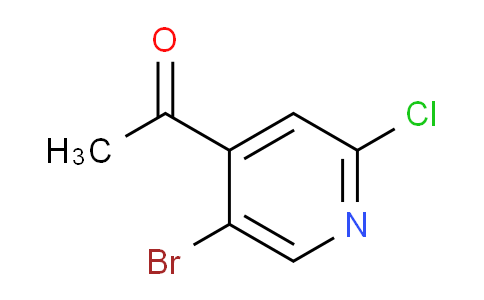 CAS No. 1245915-91-6, 1-(5-Bromo-2-chloropyridin-4-yl)ethanone