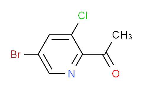 CAS No. 1256808-29-3, 1-(5-Bromo-3-chloropyridin-2-yl)ethanone
